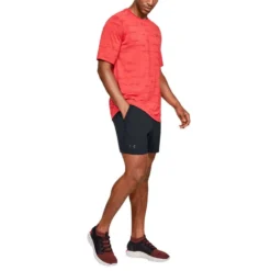 Under Armour Mens Qualifier 5 Inch Woven Training Shorts -Under Armour Shop Rebel 56646701 01 black hi res