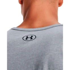 Under Armour Mens Sportstyle Logo Tank -Under Armour Shop Rebel 56651401 02 grey hi res