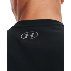 Under Armour Mens Sportstyle Left Chest Cut-Off Tee -Under Armour Shop Rebel 56651701 02 black hi res