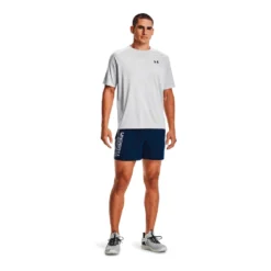Under Armour Mens Qualifier 5 Inch Running Shorts -Under Armour Shop Rebel 60270301 01 navy hi res