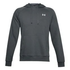 Under Armour Mens Rival Cotton Hoodie Grey S -Under Armour Shop Rebel 60273001 05 grey hi res