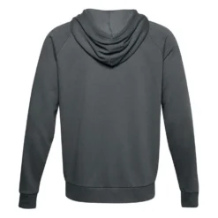 Under Armour Mens Rival Full Zip Cotton Hoodie -Under Armour Shop Rebel 60273201 04 grey hi res