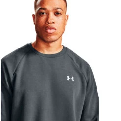 Under Armour Mens Rival Cotton Sweatshirt -Under Armour Shop Rebel 60273501 02 grey hi res