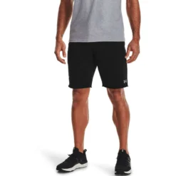 Under Armour Mens Project Rock Terry Shorts -Under Armour Shop Rebel 60275201 02 black hi res