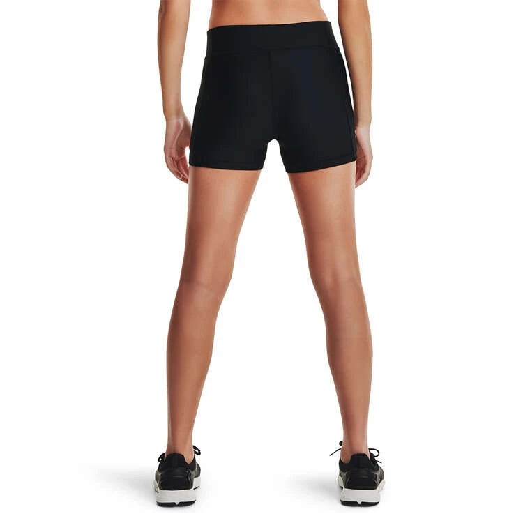 Under Armour Womens HeatGear Armour Shorty Shorts 2 Under Armour Womens HeatGear Armour Shorty Shorts - Image 2