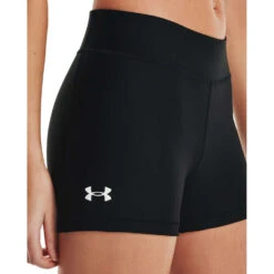 Under Armour Womens HeatGear Armour Shorty Shorts 8 Under Armour Womens HeatGear Armour Shorty Shorts -Under Armour Shop Rebel 60308201 01 black hi res