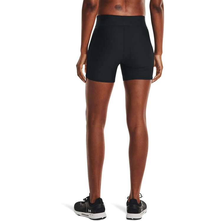 Under Armour Womens HeatGear Armour Mid-Rise Middy Shorts 4 Under Armour Womens HeatGear Armour Mid-Rise Middy Shorts - Image 4