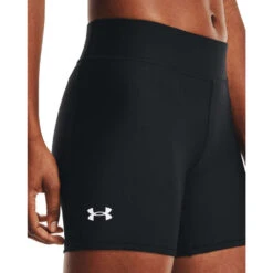 Under Armour Womens HeatGear Armour Mid-Rise Middy Shorts 11 Under Armour Womens HeatGear Armour Mid-Rise Middy Shorts -Under Armour Shop Rebel 60308301 04 black hi res