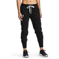 Under Armour Womens UA Rival Fleece Jogger Pant Black XS -Under Armour Shop Rebel 60314301 01 black hi res
