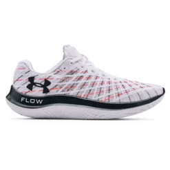 Under Armour Flow Velociti Wind Mens Running Shoes White/Red US 7