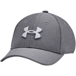 Under Armour Boys Heatherlight Blitzing 3 Cap Grey S/M