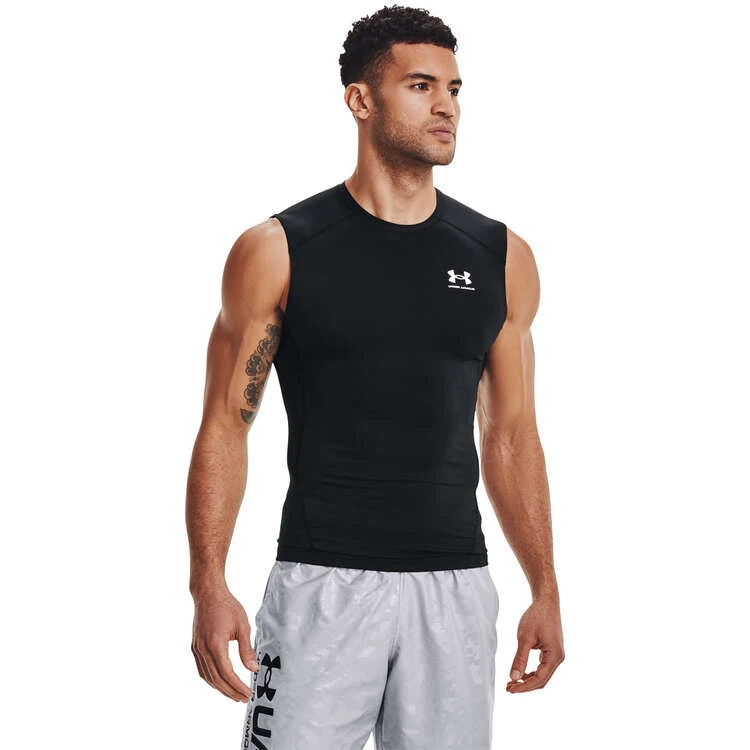 Under Armour Mens HeatGear Armour Compression Singlet 2 Under Armour Mens HeatGear Armour Compression Singlet - Image 2