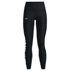 Under Armour Womens HeatGear Wordmark Branded Tights Black XS