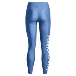 Under Armour Womens HeatGear Wordmark Branded Tights Blue XS -Under Armour Shop Rebel 61202901 03 blue hi res