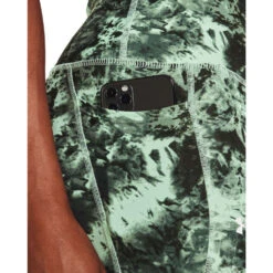 Under Armour Womens HeatGear No-Slip Waistband Ankle Tights Green XS 8 Under Armour Womens HeatGear No-Slip Waistband Ankle Tights Green XS -Under Armour Shop Rebel 61203001 01 green hi res