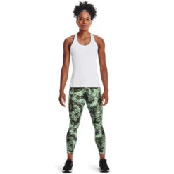 Under Armour Womens HeatGear No-Slip Waistband Ankle Tights Green XS 9 Under Armour Womens HeatGear No-Slip Waistband Ankle Tights Green XS -Under Armour Shop Rebel 61203001 02 green hi res