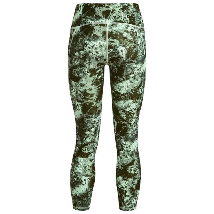 Under Armour Womens HeatGear No-Slip Waistband Ankle Tights Green XS 6 Under Armour Womens HeatGear No-Slip Waistband Ankle Tights Green XS - Image 6