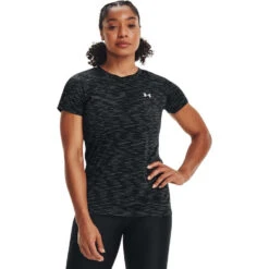 Under Armour Womens UA Tech Dash Tee 7 Under Armour Womens UA Tech Dash Tee -Under Armour Shop Rebel 61204901 01 black hi res