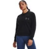 Under Armour Womens UA Rival Fleece Mesh Crew Sweatshirt