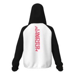 Under Armour Womens Woven Half Zip Hoodie White M -Under Armour Shop Rebel 61207401 04 white hi res