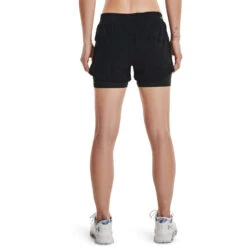 Under Armour Womens Iso-Chill 2 In 1 Shorts -Under Armour Shop Rebel 61209701 02 black hi res
