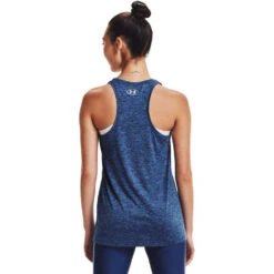 Under Armour Womens Tech Twist Tank Blue XS -Under Armour Shop Rebel 61211501 02 blue hi res