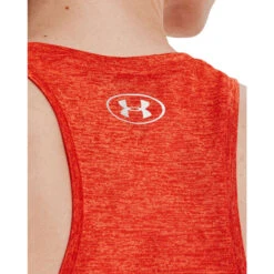 Under Armour Womens Tech Twist Tank Orange XS -Under Armour Shop Rebel 61211801 02 orange hi res