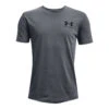 Under Armour Boys Sportstyle Left Chest Tee Grey/Black S