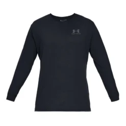 Under Armour Mens Sportstyle Left Chest Long Sleeve Tee -Under Armour Shop Rebel 61249101 02 black hi res