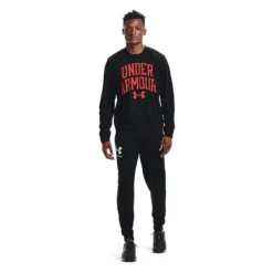 Under Armour Mens Rival Terry Crew Black M -Under Armour Shop Rebel 61250701 01 black hi res