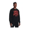 Under Armour Mens Rival Terry Crew Black M