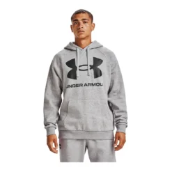 Under Armour Mens Rival Fleece Big Logo Hoodie