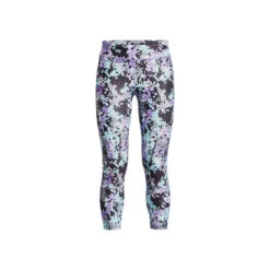 Under Armour Girls HeatGear Printed Ankle Crop Tights Purple/Print XL