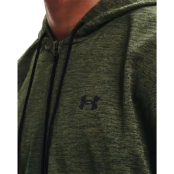 Under Armour Mens Armour Fleece Full Zip Hoodie 6 Under Armour Mens Armour Fleece Full Zip Hoodie -Under Armour Shop Rebel 62324201 01 green hi res