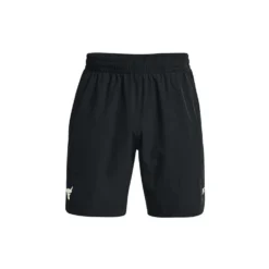 Under Armour Project Rock Mens Woven Shorts Black S -Under Armour Shop Rebel 62330701 04 black hi res