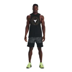 Under Armour Project Rock Mens Hardest Worker Tank Black S 5 Under Armour Project Rock Mens Hardest Worker Tank Black S -Under Armour Shop Rebel 62331001 01 black hi res