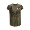 Under Armour Project Rock Mens Cutoff Tee Green S