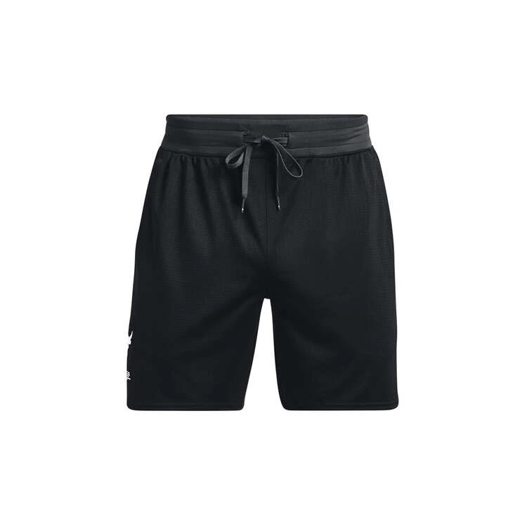 Under Armour Project Rock Mens Mesh Shorts Black S 5 Under Armour Project Rock Mens Mesh Shorts Black S - Image 5