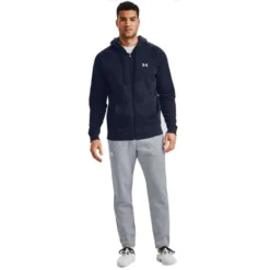 Under Armour Mens UA Rival Fleece Pants -Under Armour Shop Rebel 62332801 01 grey hi res