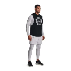 Under Armour Mens UA Rival Fleece WTW Sleeveless Hoodie -Under Armour Shop Rebel 62333501 04 black hi res