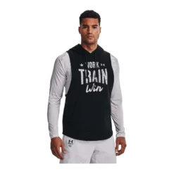 Under Armour Mens UA Rival Fleece WTW Sleeveless Hoodie