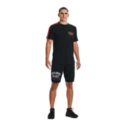 Under Armour Mens Rival Terry Athletic Department Shorts -Under Armour Shop Rebel 62334901 01 black hi res