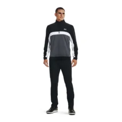 Under Armour Mens UA Storm Midlayer 1/2 Zip Top Black M -Under Armour Shop Rebel 62338201 03 black hi res