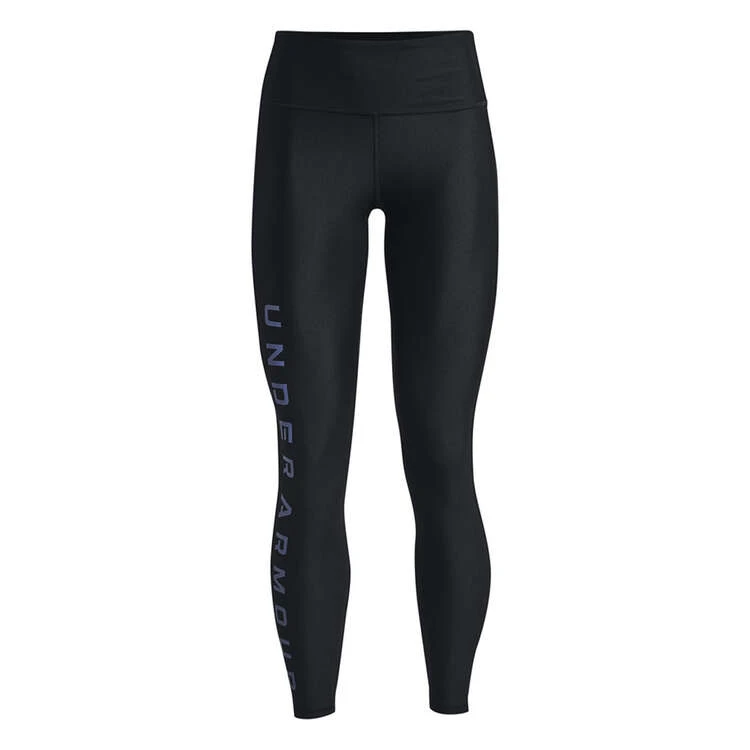 Under Armour Womens HeatGear Armour Branded Tights Black XS 5 Under Armour Womens HeatGear Armour Branded Tights Black XS - Image 5