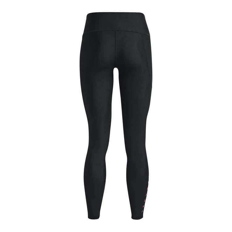 Under Armour Womens HeatGear Armour Branded Tights Black XS 6 Under Armour Womens HeatGear Armour Branded Tights Black XS - Image 6