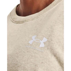 Under Armour Womens UA Rival Fleece Oversized Crew Sweatshirt -Under Armour Shop Rebel 62383901 02 grey hi res