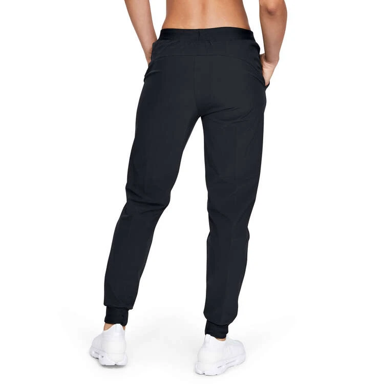 Under Armour Womens UA Armour Sport Woven Pants Black XS 2 Under Armour Womens UA Armour Sport Woven Pants Black XS - Image 2