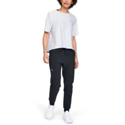 Under Armour Womens UA Armour Sport Woven Pants Black XS 6 Under Armour Womens UA Armour Sport Woven Pants Black XS -Under Armour Shop Rebel 62385801 01 black hi res