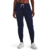 Under Armour Womens UA Rival Fleece Crest Jogger Pants Blue XS