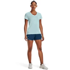 Under Armour Womens Play Up 3.0 Mesh Shorts -Under Armour Shop Rebel 63256001 01 teal hi res